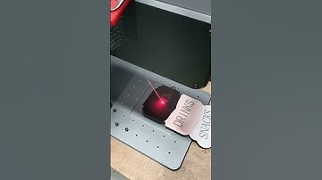 Plastic engraved by Atomstack M4