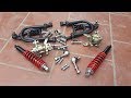 Full set of front axles in full form A A - How to make a car