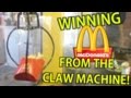 Winning McDonalds From the Claw Machine! | JOYSTICK