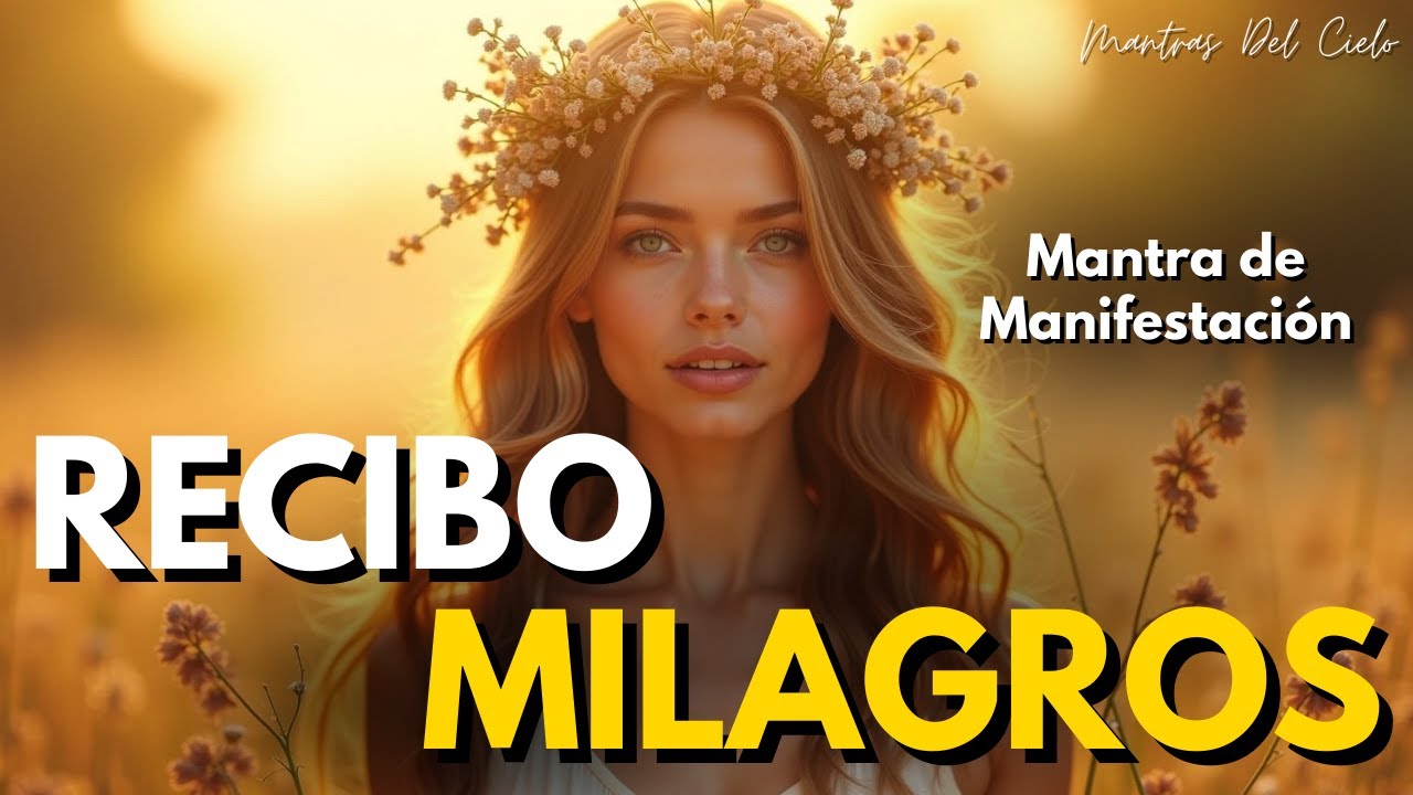 ✨ Sólo Repite “RECIBO MILAGROS” y Observa lo Que Sucede ✨ Cambia Tu Energía y Abre Caminos