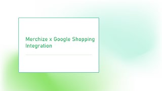 |Merchize Tutorial| Connect Merchize account with Google Merchant Center
