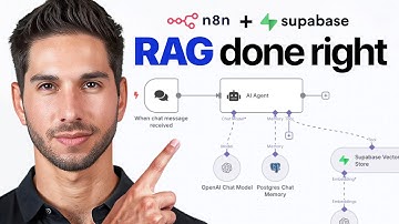 EASY RAG in N8N - Setup Supabase in 10 min for Beginners