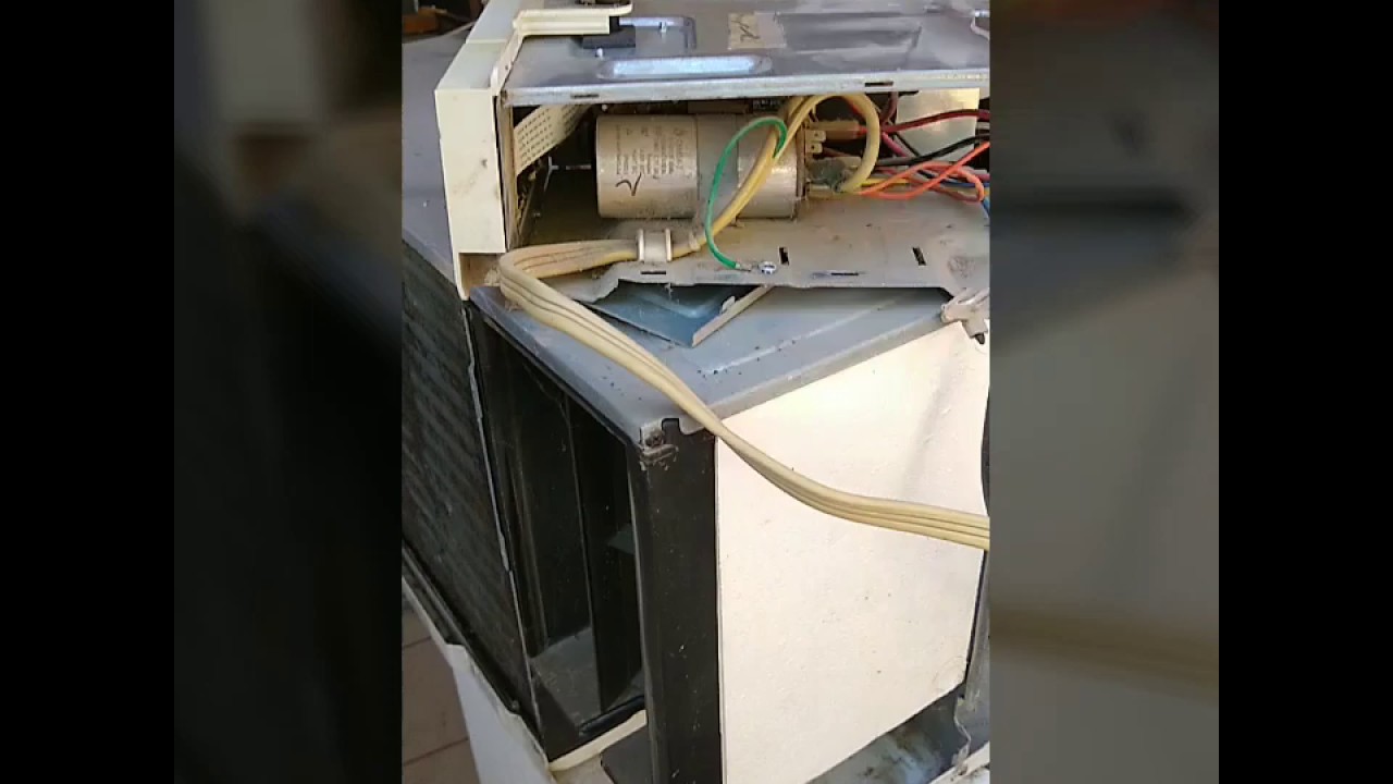 Aire acondicionado de ventana 2 ton. / NO PRENDE EL COMPRESOR (falla el