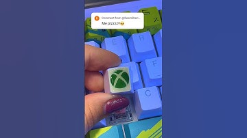Drawing X for Xbox Logo! But on my keyboard! @xbox #keyboard #keycaps #custom