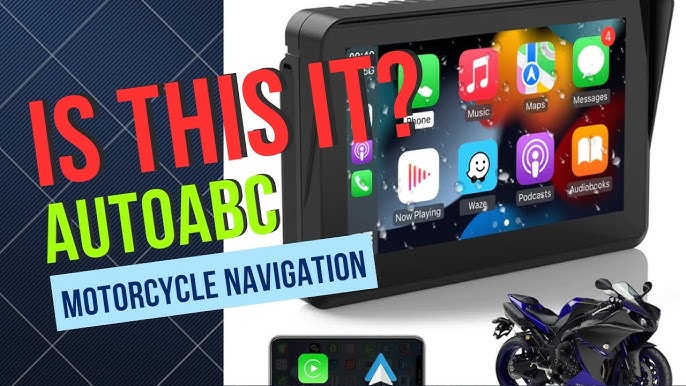 Carpuride W702 Wireless Android Auto/ Apple Carplay for Motorcycles! 