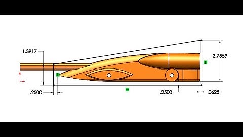 CNC CO2 Dragster Tool Path with CAMWorks - Tutorial 2