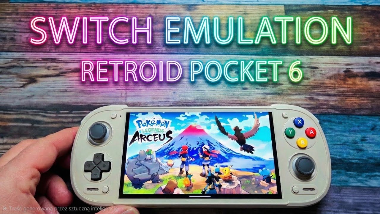 Retroid Pocket 6 - Switch emulation Beast !