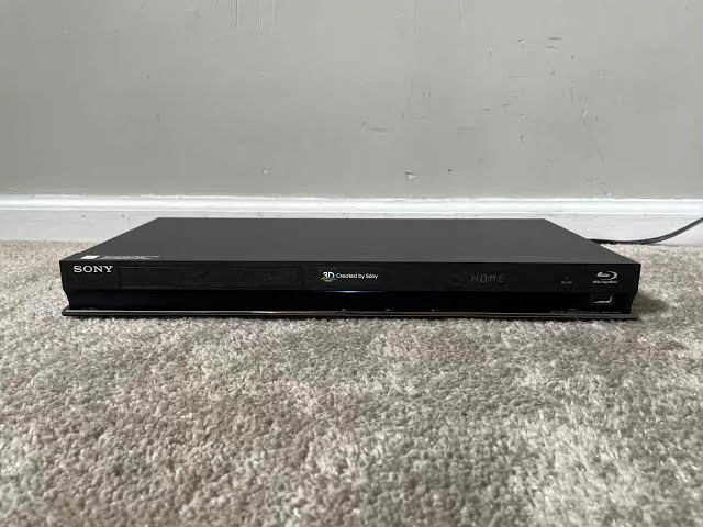 Sony BDP-BX57 Single Blu-Ray DVD Compact Disc CD Player - YouTube