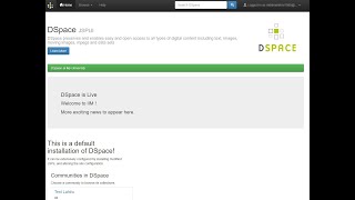 Dspace installation on Ubuntu 18.04