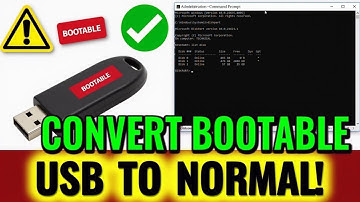 Make Your Bootable Pen drive a Normal Storage Drive Again (2025)