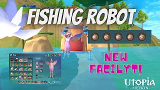 FISHING w/ FISHING ROBOT | WORTH?? | Utopia:Origin🦑🦐🦞
