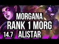 Morgana  jinx vs alistar  kaisa sup  rank 1 morg  br challenger  147