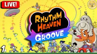 🔴proving i have rhythm (don't laugh at me) | Rhythm Heaven Groove