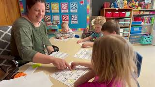 Small Group Math - Teacher Table - Kindergarten
