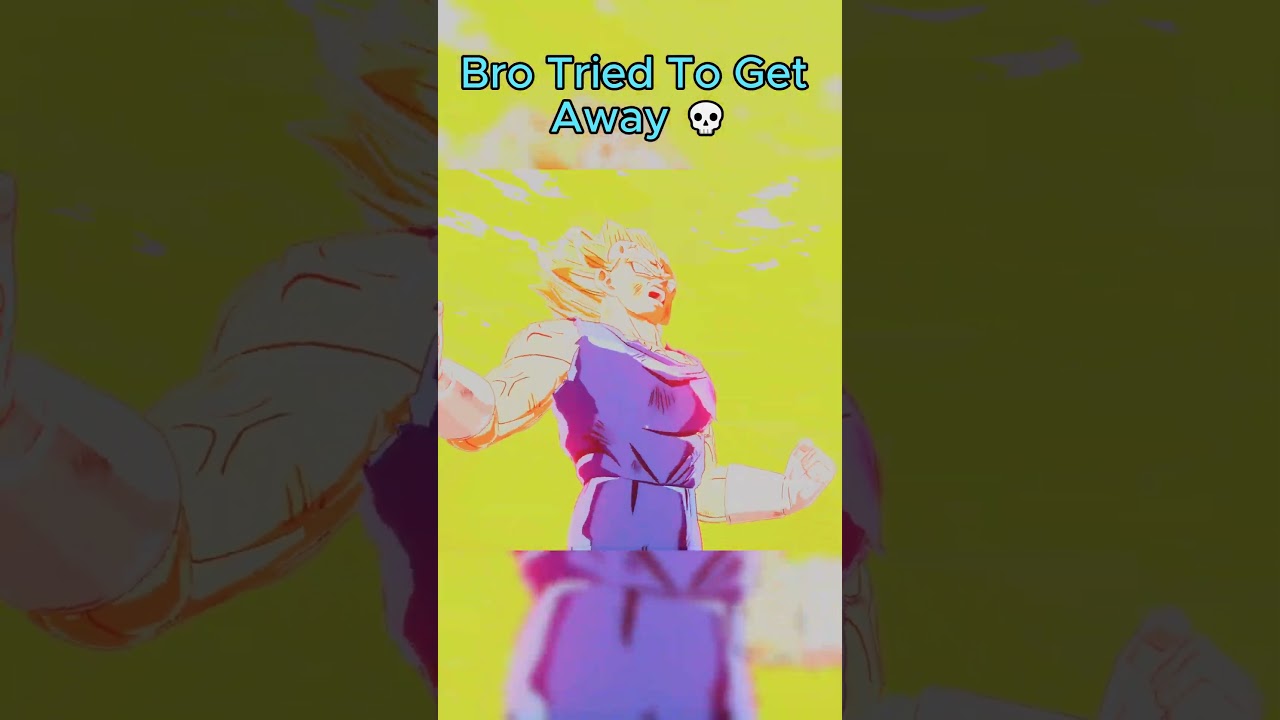 bro tried running away 💀| Dragon Ball Sparking Zero  