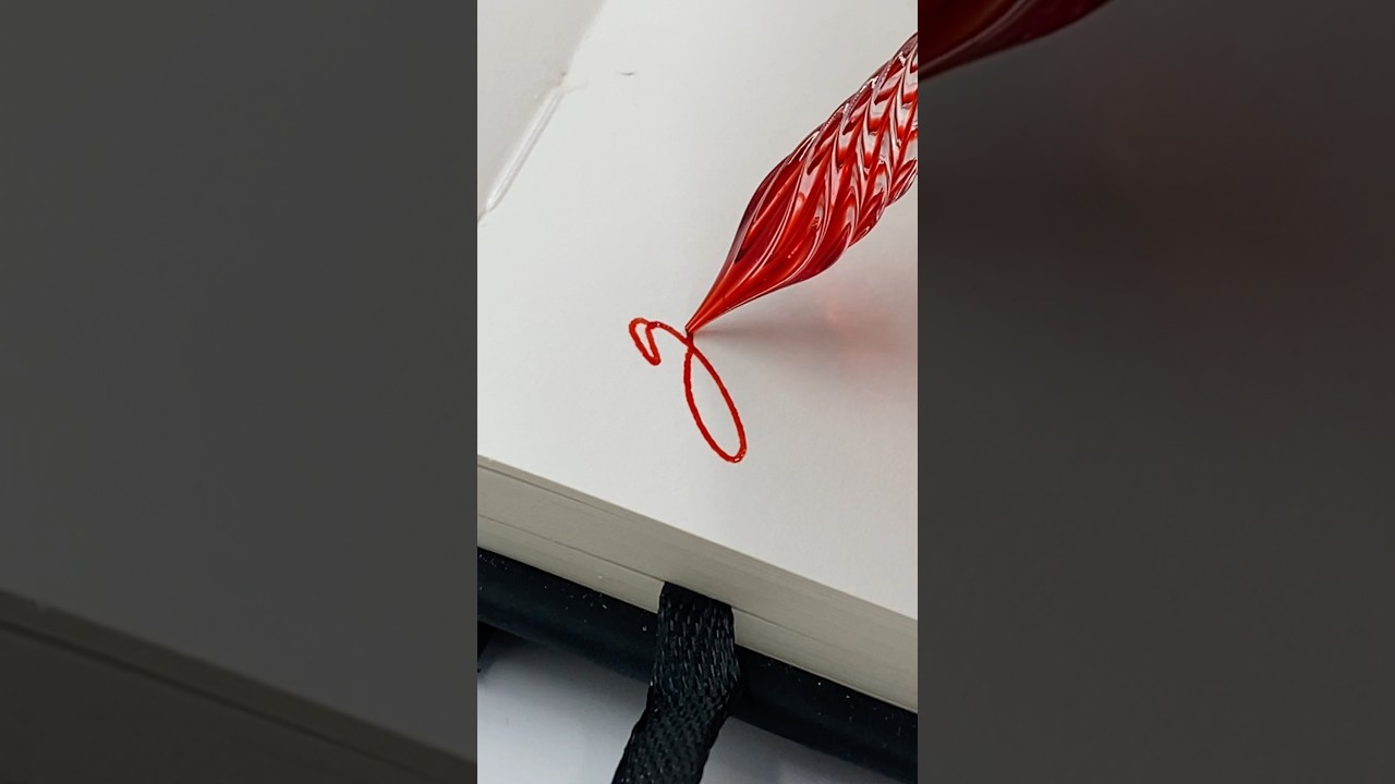 Writing with a Glass Dip Pen