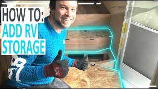 Turning Our RV Steps Into Storage | RV Renovation | RV Living EP.05