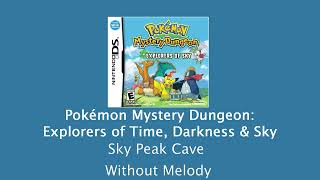 Pokémon Explorers of Time, Darkness, & Sky - Sky Peak Cave - Without Melody