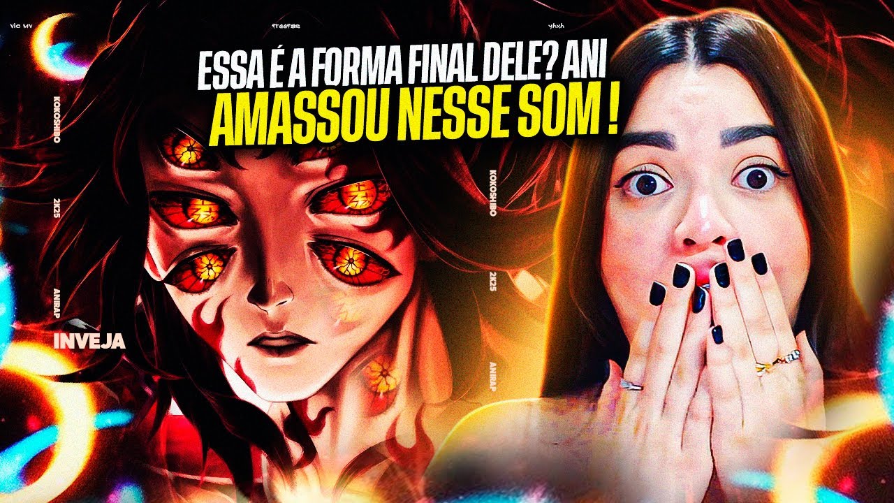 ♪ Kokushibo (Kimetsu no Yaiba) | Inveja | AniRap ‬| [REACT]