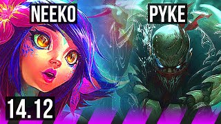 NEEKO & Caitlyn vs PYKE & Smolder (SUP) | 5/2/9, Rank 15 Neeko | NA Challenger | 14.12
