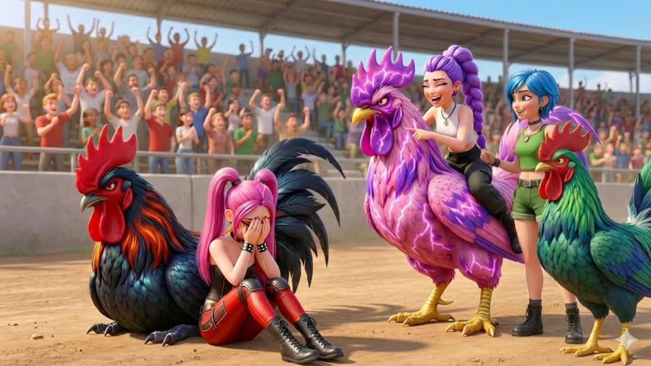 Jinu REGRETS This! 😱 Rumi WINS Battle Rooster Racing 🐓🏆