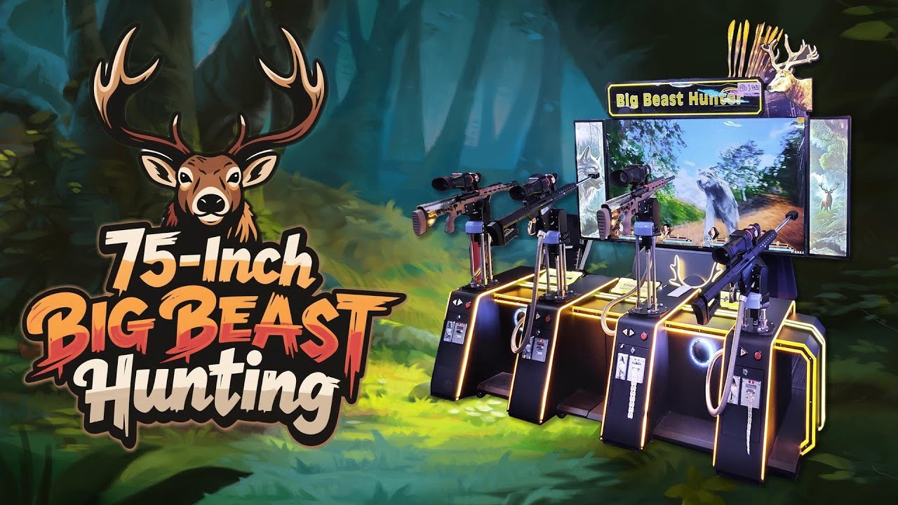 75-Inch Big Beast Hunting - Immersive Arcade Shooting Game#75-Inch Big Beast Hunting