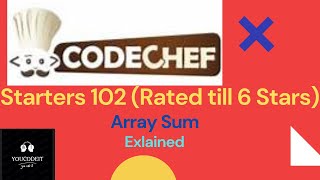 Codechef Sum Array (Starters 102)