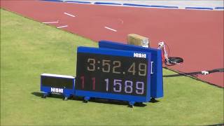 男子1500m_予選2組_三重インターハイ陸上20180802