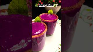 Jamun shorts 💜🌿Picked fresh, enjoyed best! 😄#shortfeed #tangyandspicy #gujarati #drink #summerdrink