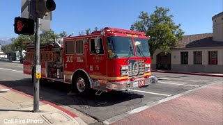 LACoFD Engine & Squad 101 Responding 