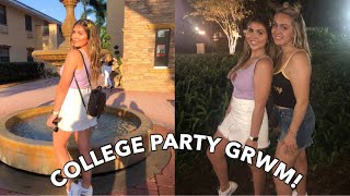 GRWM for my FIRST college party VLOG! 2019!