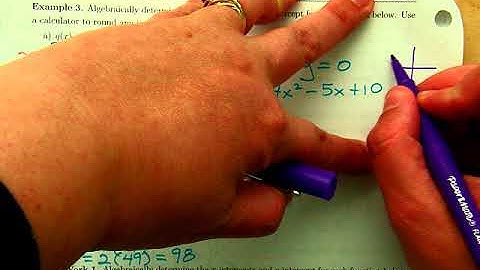 Finding X & Y Intercepts of Quadratic Functions Part 3