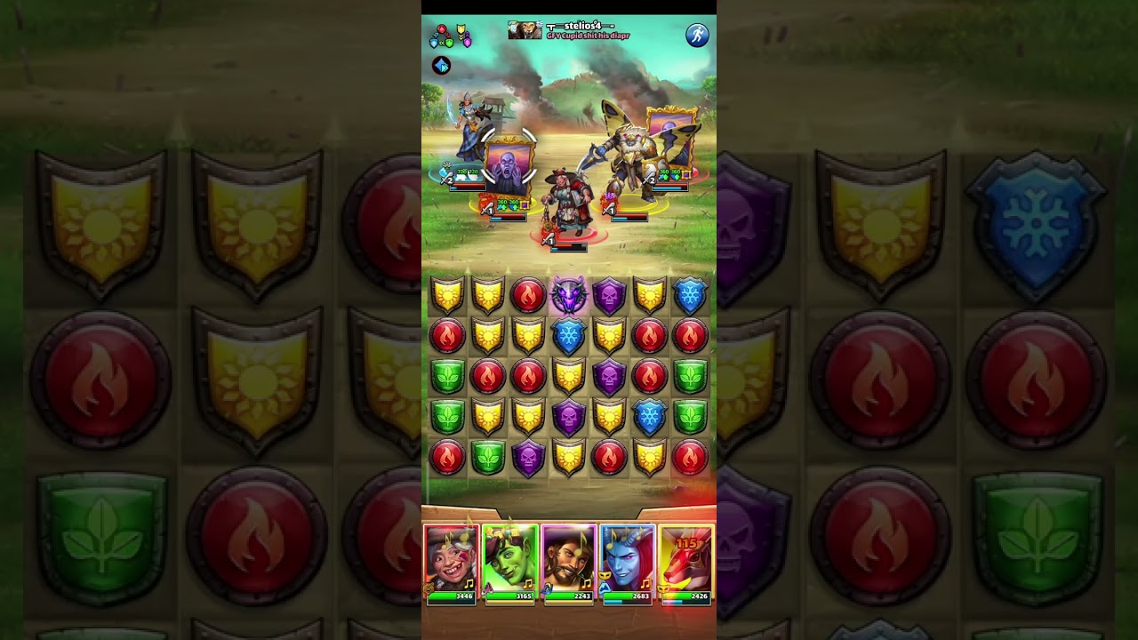 ~Ковчег~ vs CUPIDs | War | Empires & Puzzles Стремительная атака