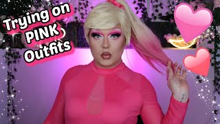 Crossdresser tries on PINK outfits | Luna Rose