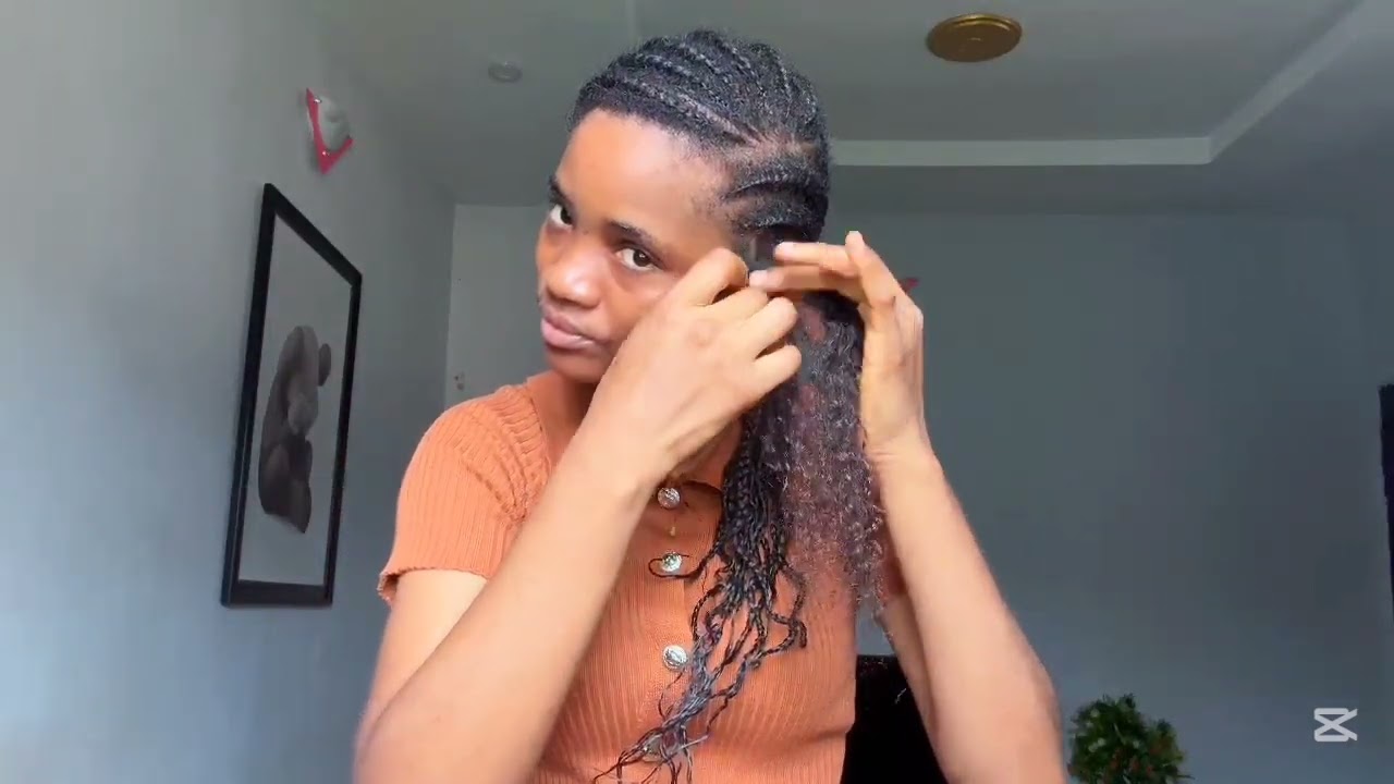 Taking down my one month protective hairstyle 