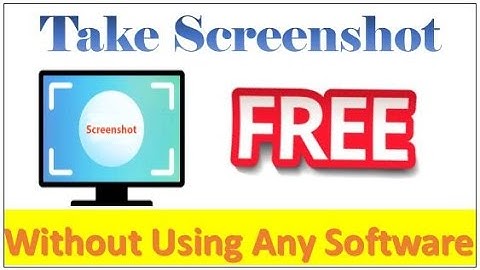 How to take screenshot of  in PC / Without any sotware / For all windows / Buffoon Sachin