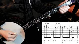 Bluegrass Banjo Licks - Very Cool Trischka ending lick from the 70's!