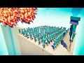 100x MINECRAFT STRAY + GIANT vs EVERY GOD - Totally Accurate Battle Simulator TABS