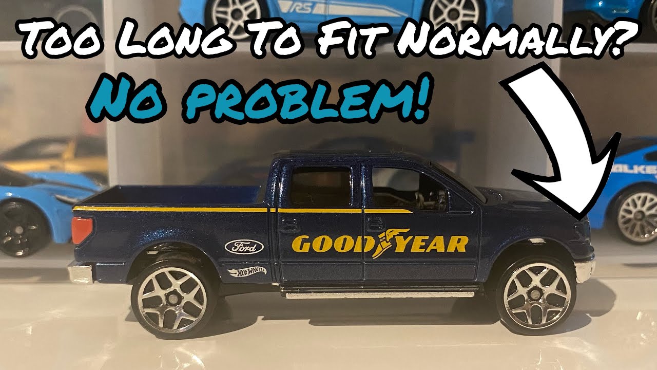 UPDATE VIDEO How To Fit Extremely Long Hot Wheels Cars Into Creative Options Tread Organiser