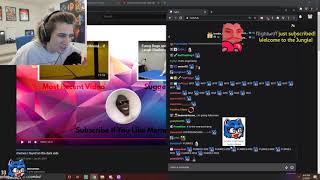Famous xQc Reacts to the New Furry PogChamp Profile