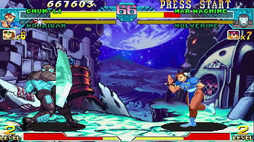 Marvel VS Capcom VS Wolverine-War Machine