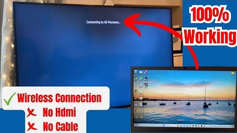 How to Connect Laptop on Any Smart TV Wirelessly | Step-by-Step Guide