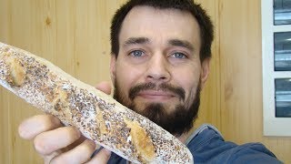 Хлеб из цельносмолотой муки / Мифы о закваске / Замес на кислом стартере Хлеб из цельносмолотой муки / Мифы о закваске / Замес на кислом стартере