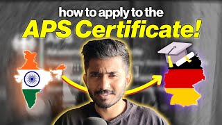 Step by Step - How to Apply for the APS certificate in 2024 🇩🇪