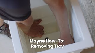 Mayne How-to Remove a Tray Insert
