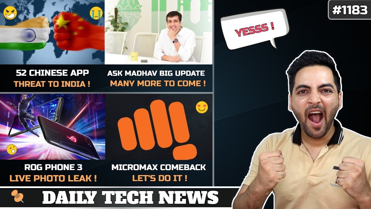 POCO M2 Pro is Here,MIUI 15,Micromax New Phone,PS5 @35k,ROG 3 Live Photo,REMOVE These 52 Chinese App