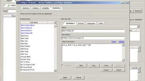 PokerTracker 3 - Making Positional Stats