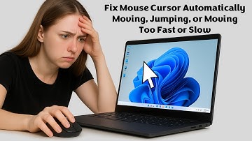 Fix Mouse Cursor Automatically Moving, Jumping, or Moving Too Fast or Slow