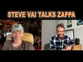 Capture de la vidéo Steve Vai Talks Zappa