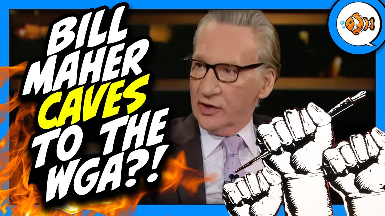 Bill Maher CAVES to Hollywood Writers?! Real Time is PAUSED!